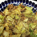 クックZSDRIX☆'s cooksnap of when they made 豚肉とキャベツのソース炒め.