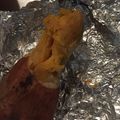beagle-m's cooksnap of when they made 安納芋をオーブンで焼きいも.