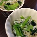 yutan53's cooksnap of when they made チーズとじゃこで♪小松菜の洋風ナムル.