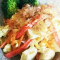 むらかみしいな's cooksnap of when they made もやし豆腐のカニかまチャンプル.