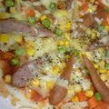 ＰＵＲＵ's cooksnap of when they made 残り物活用！　　　ライスペーパーでピザ？.