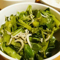 うぅこちゃん's cooksnap of when they made つるむらさきとしらすのポン酢和え.