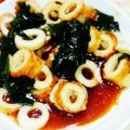 ののっく's cooksnap of when they made 時短♪ちくわとワカメのごま油ポン酢和え.
