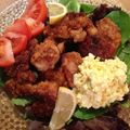 jucajucca's cooksnap of when they made 鶏のから揚げ.