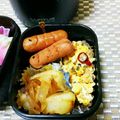 ﾁｲﾁｬﾝﾏﾏ's cooksnap of when they made *ウインナーでこいのぼり*キャラ弁*.
