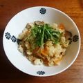 pinocogg's cooksnap of when they made 鶏肉と干し椎茸と竹の子の炊き込みご飯.