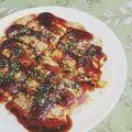 だて☆'s cooksnap of when they made たこ焼き粉で＊簡単お好み焼き＊.