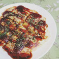 だて☆'s cooksnap of when they made たこ焼き粉で＊簡単お好み焼き＊.