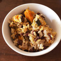 649♡'s cooksnap of when they made かぼちゃと小豆のホクホク炊き込みごはん.