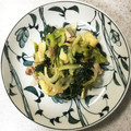 RoomA's cooksnap of when they made 青梗菜、豚肉、油揚げ、オイスターソース.