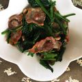 猫のミイヤ's cooksnap of when they made ほうれん草とカリカリ豚バラ炒め.