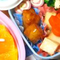 ★ちーた's cooksnap of when they made 冷食作ろ❤【キャラ弁】の友サイコロ大学芋.