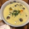 フォーチュン21's cooksnap of when they made 簡単！かぼちゃとしめじの クリームスープ.
