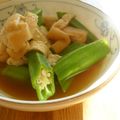 そらてんママ's cooksnap of when they made 油あげとオクラの煮物(きつね味).