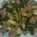ユウキとハルミ's cooksnap of when they made 間引き大根と豚肉のごま油炒め.