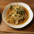 フォーおじょ's cooksnap of when they made 油揚げとかいわれの卵とじ.