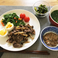 ﾌﾞｲｰﾝ's cooksnap of when they made あっさり牛肉としめじの甘辛炒め.