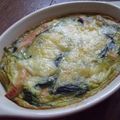 えれぼん's cooksnap of when they made パイ生地なし☆ほうれん草のキッシュ.