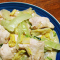 うさぎや炊事堂。's cooksnap of when they made 白菜と鶏胸肉のマヨネーズ炒め☆.