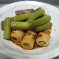 uuurarannn's cooksnap of when they made オクラ入りちくわの焼肉タレ炒め.