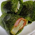 ゆけり３兄弟's cooksnap of when they made ハマるっ♪ベーコンチーズ磯辺焼き餅♡.
