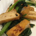 shyoko's cooksnap of when they made ずぼらで美味☆～小松菜と厚揚のさっと炒め.