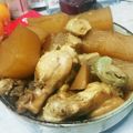 佐賀ウマ's cooksnap of when they made にんにくたっぷり大根と手羽元の煮物.