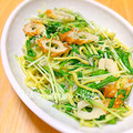 YUH♡ママ's cooksnap of when they made 水菜とじゃこの焼きそば　柚子胡椒風味.