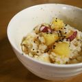 cotori♪'s cooksnap of when they made 秋の味覚♪ホクホクさつまいもごはん！.