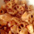 ほのさん。's cooksnap of when they made 蓮根と鶏肉の照り焼き.
