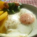 にゃぁくん's cooksnap of when they made ミディアムレアな目玉焼きの焼き加減.