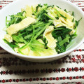 ☆あゆーか☆'s cooksnap of when they made 水菜と油揚げのおひたし.