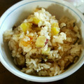 yayomomo's cooksnap of when they made サツマイモと塩昆布の炊き込みご飯.