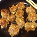 ちいいいいいず's cooksnap of when they made 鶏ひき肉の簡単甘だれつくね☆.