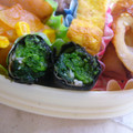 りーたみ's cooksnap of when they made お弁当に！しらすとほうれん草の海苔巻き.