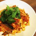 shantiiiii's cooksnap of when they made いつもと違う！コクありトマトソースパスタ.