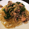 ゆーさん11's cooksnap of when they made サーモンとほうれん草の和風パスタ.