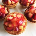 akariMT's cooksnap of when they made りんごとカスタードのタルト.