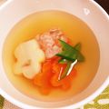 nico1986's cooksnap of when they made お食い初め～えびしんじょうのお吸い物～.