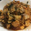 OTOYUZU's cooksnap of when they made ねぎ大量消費に☆彡鶏肉のキムチ炒め.