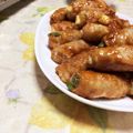 ○かなっぺ○'s cooksnap of when they made 豚ロース肉の野菜巻き巻き♪照り焼き♪.