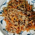 chikarru's cooksnap of when they made きんぴらごぼう.