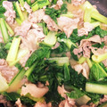 ショコラックマ's cooksnap of when they made 豚バラと小松菜の味噌マヨ炒め.