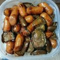 御茶葉's cooksnap of when they made 簡単　なす豚丼　ウインナーver.　.