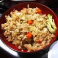 cometubu's cooksnap of when they made カラフルなレタスチャーハン.