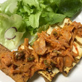 カナリアイエロー's cooksnap of when they made トースターで簡単厚揚げのマヨキムチのっけ.