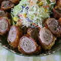 波奈子's cooksnap of when they made 簡単お弁当♬揚げない柔らか豚コマとんかつ.