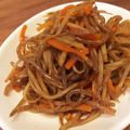 shantiiiii's cooksnap of when they made 糖質オフ！糸こんにゃく入りきんぴらごぼう.