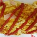 オーガベル's cooksnap of when they made もやしとハムの簡単オムレツ♡.