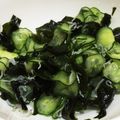 ミレーちゃん's cooksnap of when they made 材料これだけ！きゅうりとわかめの酢の物.